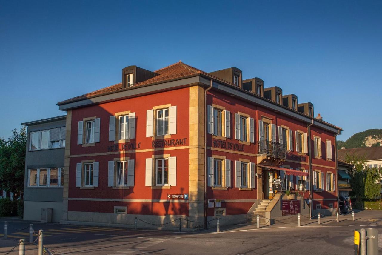 Hotel De Ville D'Yvonand 외부 사진