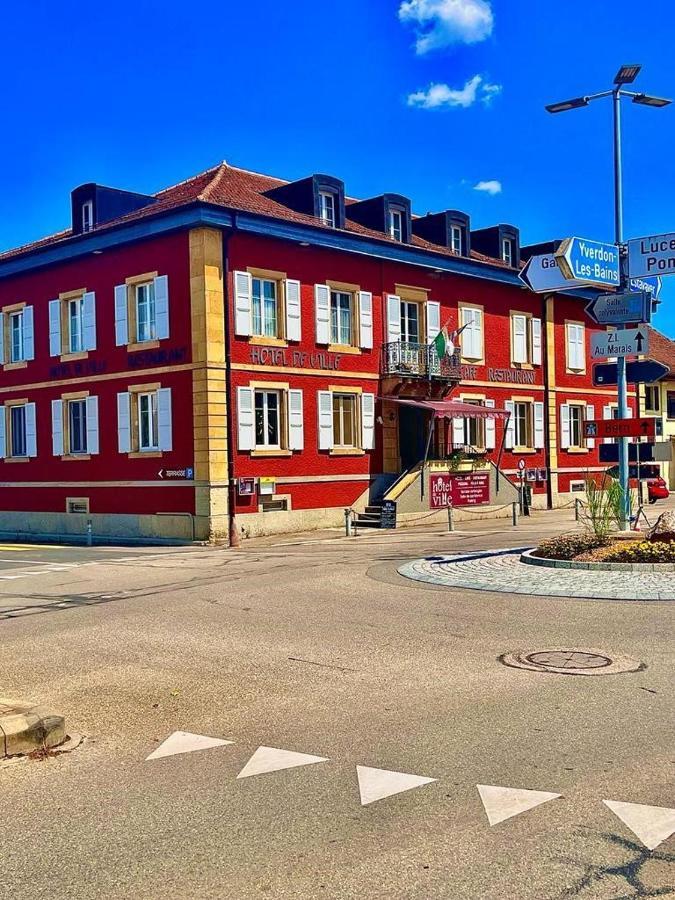 Hotel De Ville D'Yvonand 외부 사진